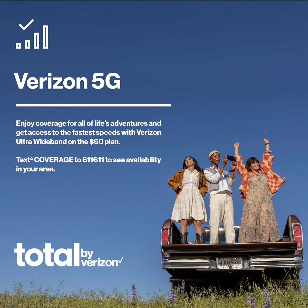 Total By Verizon Apple iPhone 15, 128GB, Blue - Prepaid Sizemartphone