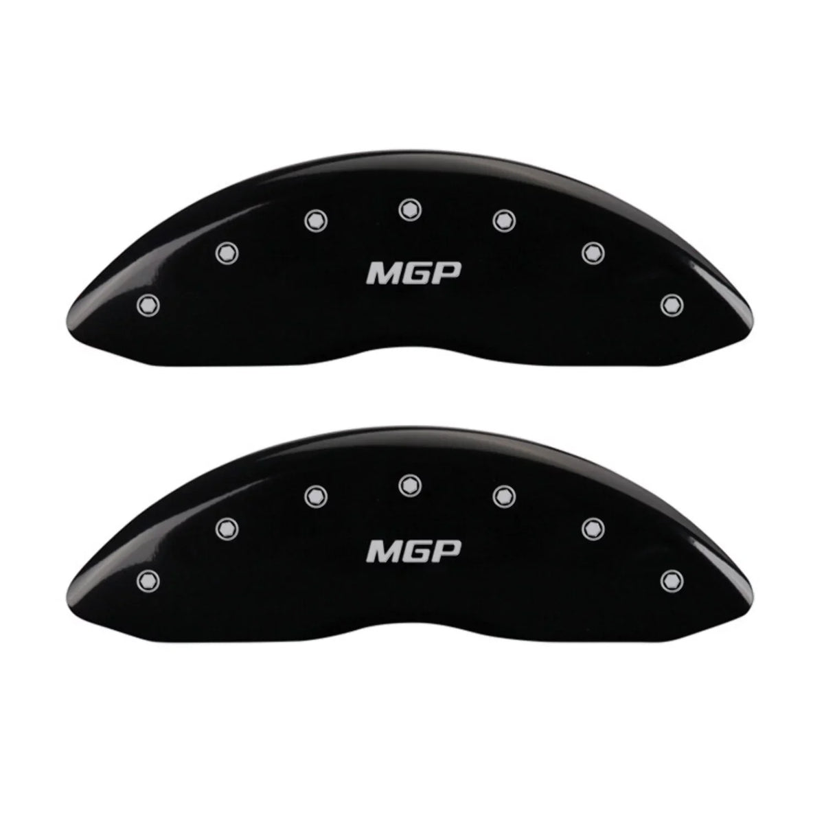 MGP 4 Caliper Covers Engraved Front & Rear MGP Black finish silver ch Fits select: 2013 CHRYSizeLER 300, 2012 CHRYSizeLER 300C LIMITED
