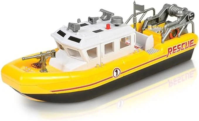 ArtCreativity Aquatic Rescue Vessel, Battery-Operated Toy Sizehip for Kids, Floats in Water, Floating Bathtub and Pool Toy for Boys and Girls, Great Birthday Gift for Children