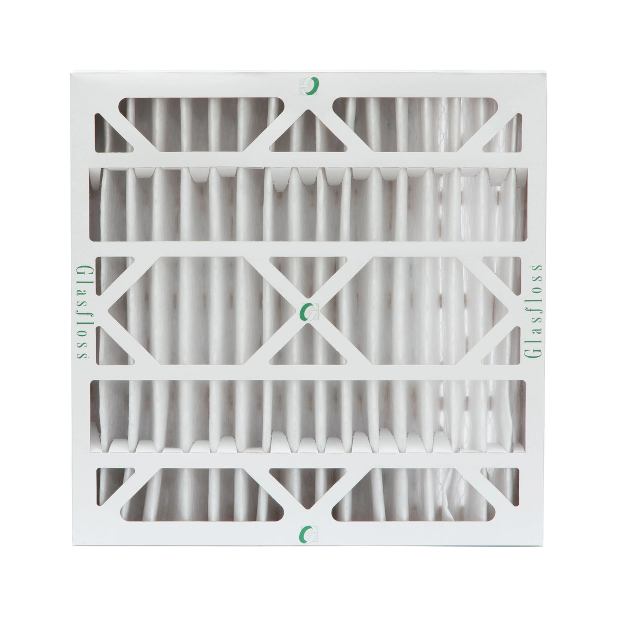6 Pack of 24x24x4 MERV 10 Pleated 4" Inch Air Filters by Glasfloss. Actual Sizeize: 23-3/8 x 23-3/8 x 3-3/4