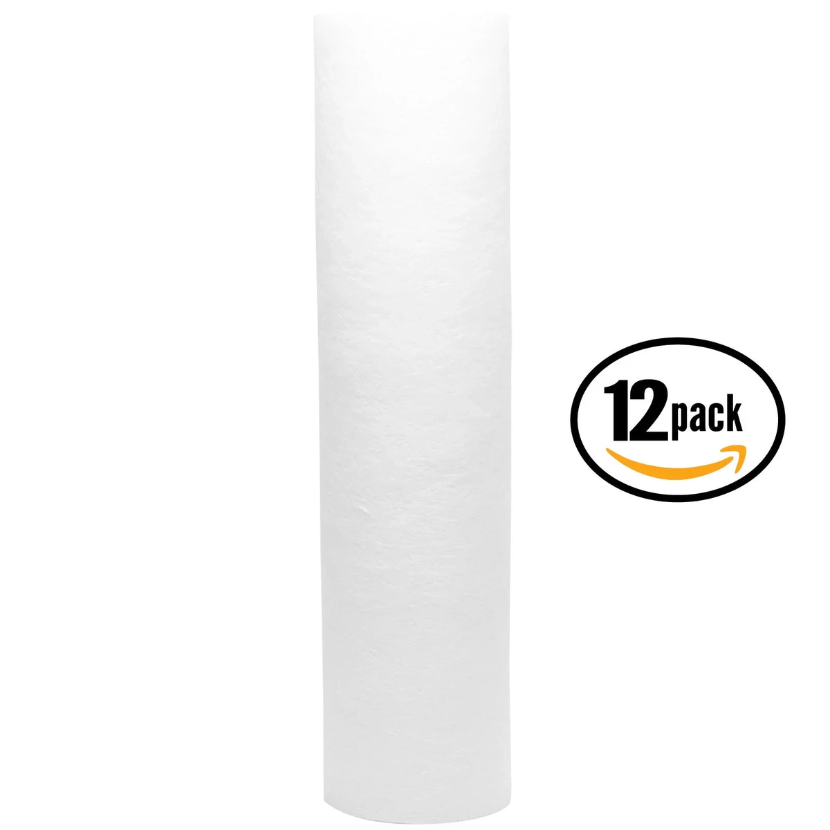 12-Pack Replacement DuPont WFPF38001C Polypropylene Sizeediment Filter - Universal 10-inch 5-Micron Cartridge for DuPont Whole House Water Filtration Sizeystem - Denali Pure Brand