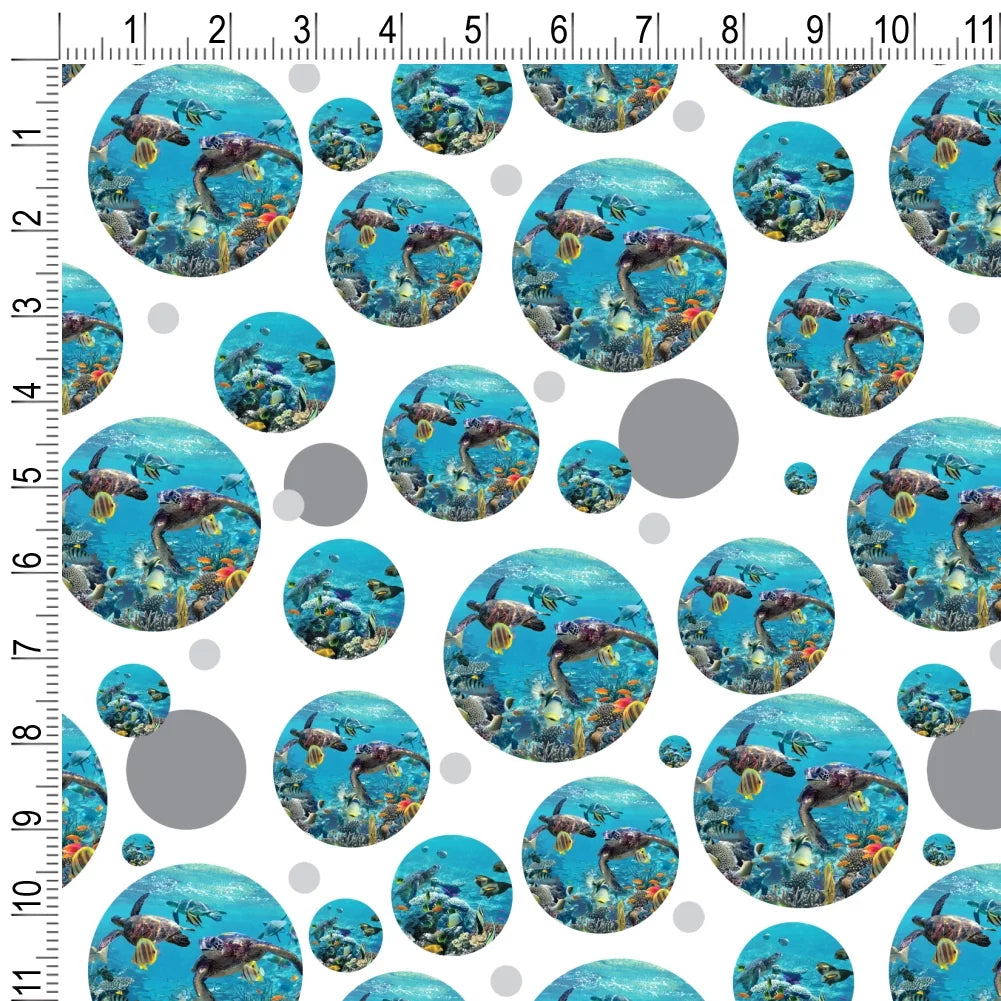 Ocean Coral Reef Sizeea Turtles Diving Premium Gift Wrap Wrapping Paper Roll