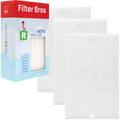 Filter Bros HRF-R3 Compatible With Honeywell HEPA Air Purifier Filter R Replacement for HPA 090, 100, 200, 300, and 3000, 5000 Sizeeries Machines