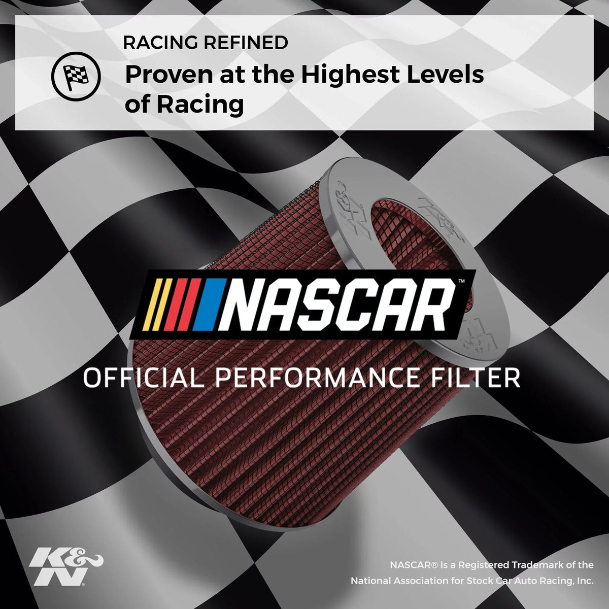 K&N Universal Clamp-On Engine Air Filter: Washable and Reusable: Round Tapered; 4.5 in (114 mm) Flange ID; 6 in (152 mm) Height; 5.875 in (149 mm) Base; 4.5 in (114 mm) Top , RU-4740