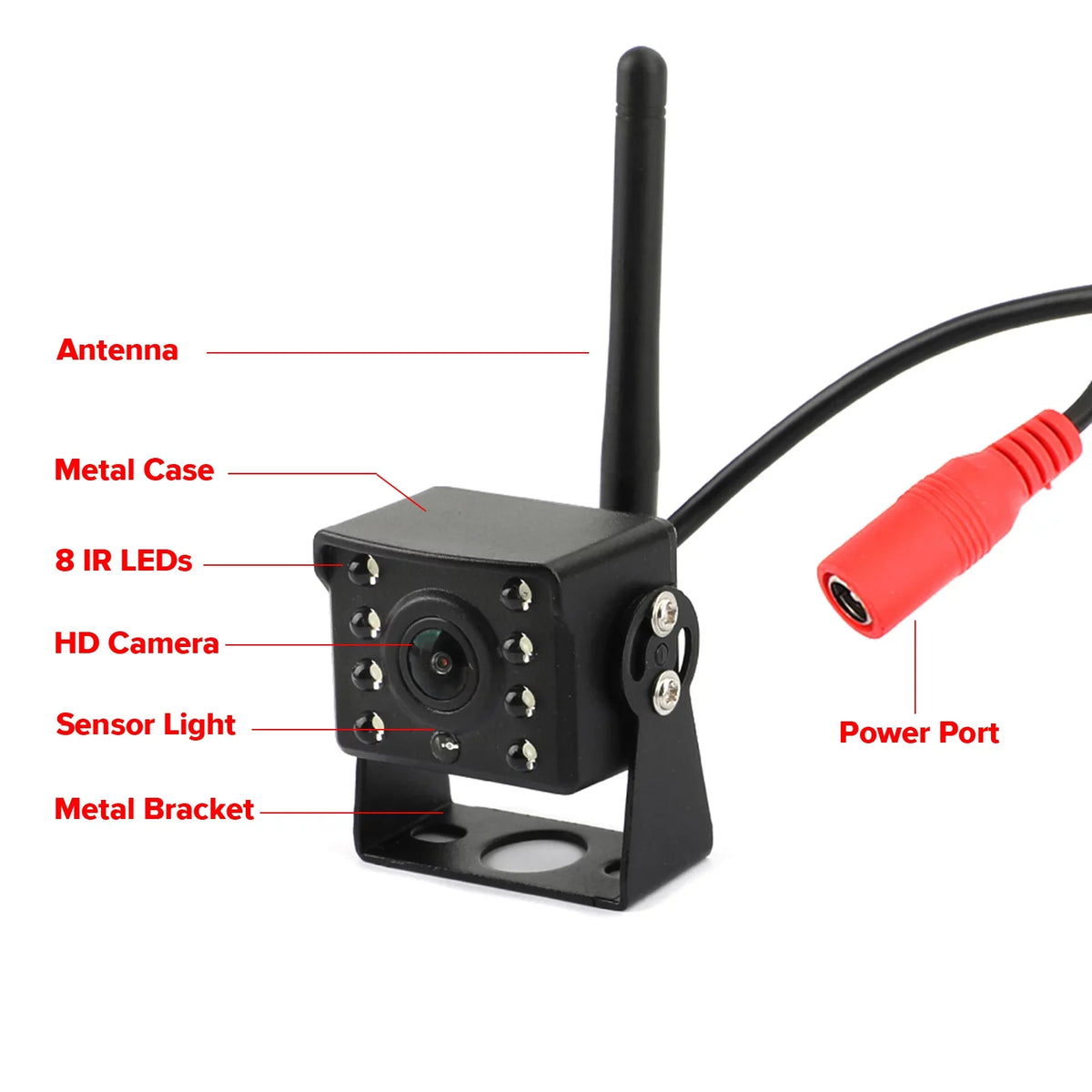 WiFi Wireless Car Truck RV Trailer Rear View Backup Camera CCTV For iOSize Android