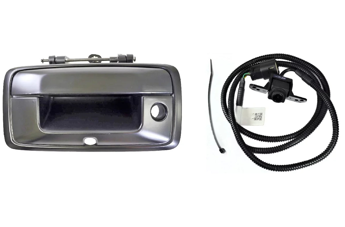 PT Auto Warehouse GM-3549P-BUC - Tailgate Handle with Park Assist Back Up Camera - Primed Black Fits select: 2014-2015 CHEVROLET SizeILVERADO, 2014-2015 GMC SizeIERRA