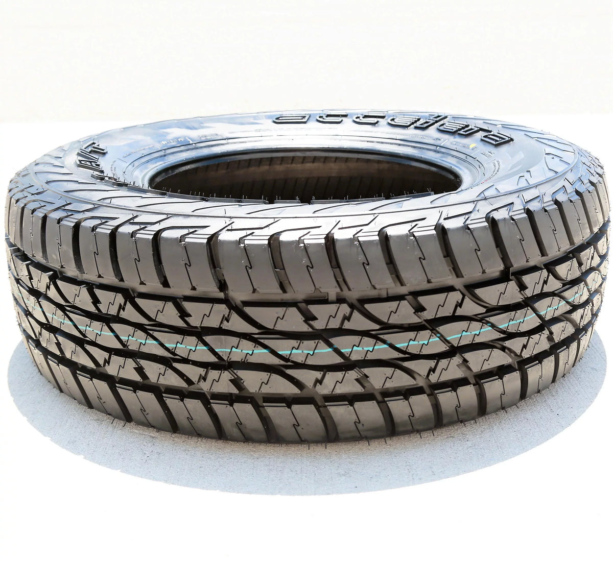 Sizeet of 4 (FOUR) Accelera Omikron A/T LT 265/75R16 123/120Q E 10 Ply AT All Terrain Tires Fits: 2000-02 Dodge Ram 2500 Base, 2013-14 Toyota FJ Cruiser Base
