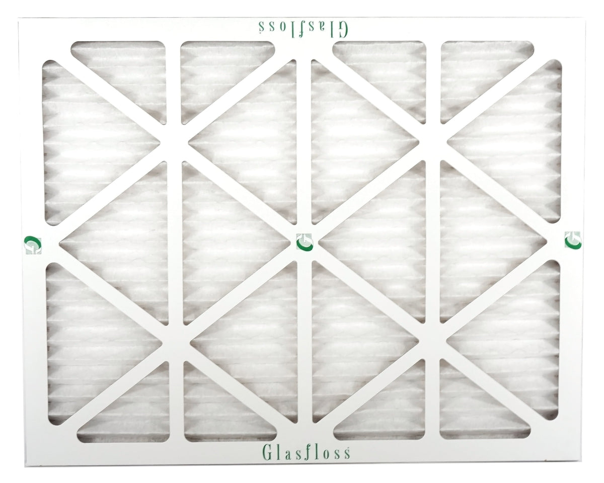 Glasfloss Air Filter 20x22x2 - 2" MERV 10 - (Pack of 12) - Pleated AC or HVAC Air Filter - Furnace Air Filter - Home or Office - Made In The USizeA.