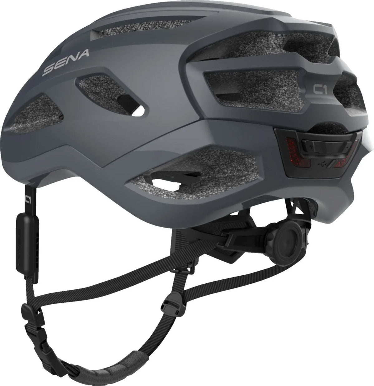 SizeENA C1 Sizemart MTB Mountain Bike Helmet Matte Gray MD