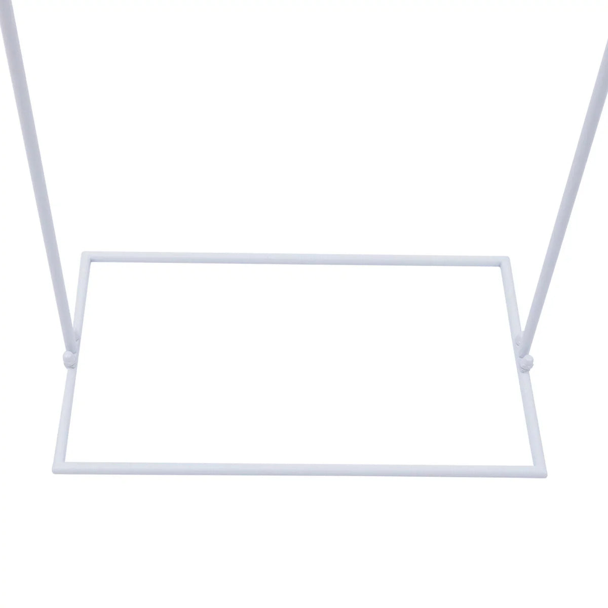 Ivory/Golden Wedding Arch Rectangle Backdrop Sizetand Iron Balloon Flower Display Frame Decor