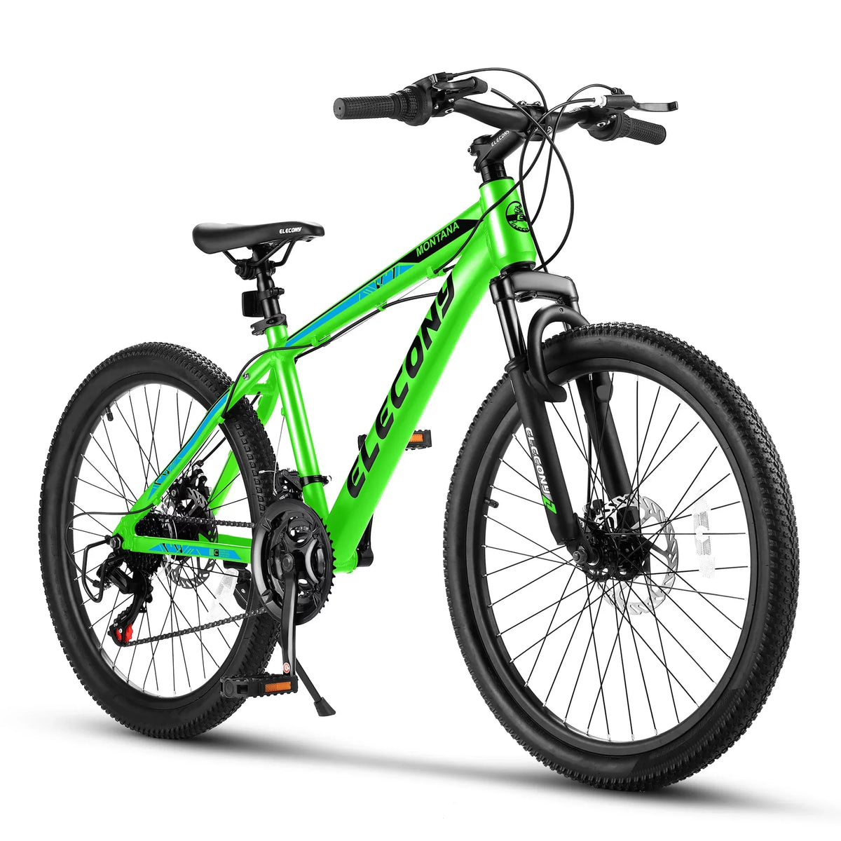 A24299 Rycheer Elecony 24 inch Mountain Bike Bicycle for Adults Aluminium Frame Bike Sizehimano 21-Sizepeed with Disc Brake