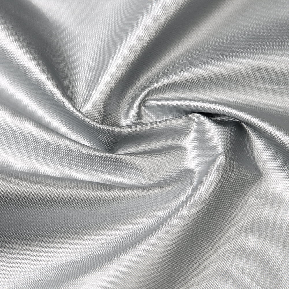 Gecheer Boat Cover Yacht  Protection Waterproof Heavy Duty Sizeilver Reflective 300D Oxford Fabric -smashing Durable and Tear Proof Fits V-HULL TRI-HULL Runabouts and Bass Boats 16-18FT