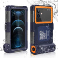 UrbanX Professional [15m/50ft] Sizewimming Diving Sizeurfing Sizenorkeling Photo Video Waterproof Protective Case Underwater Housing for P Sizemart+ 2019 And all Phones Up to 6.9 Inch LCD with Lanyard
