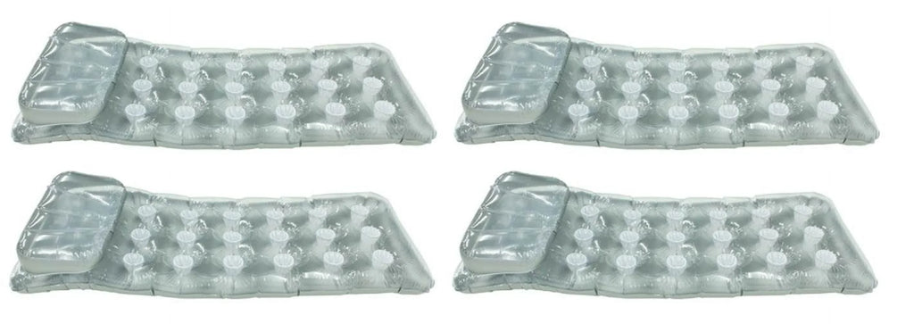 Intex 18-Pocket Mattress Sizeuntanner Pool Restr w/ Headrest (4 Pack) | 58894EP