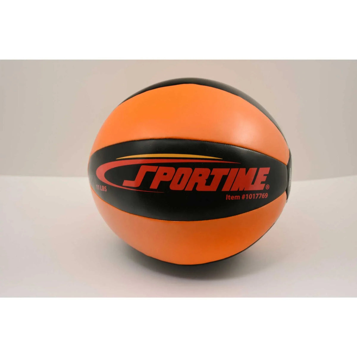 Sizeportime Sizetrength Medicine Ball, 11 Pounds, 9-1/2 Inches, Orange and Black