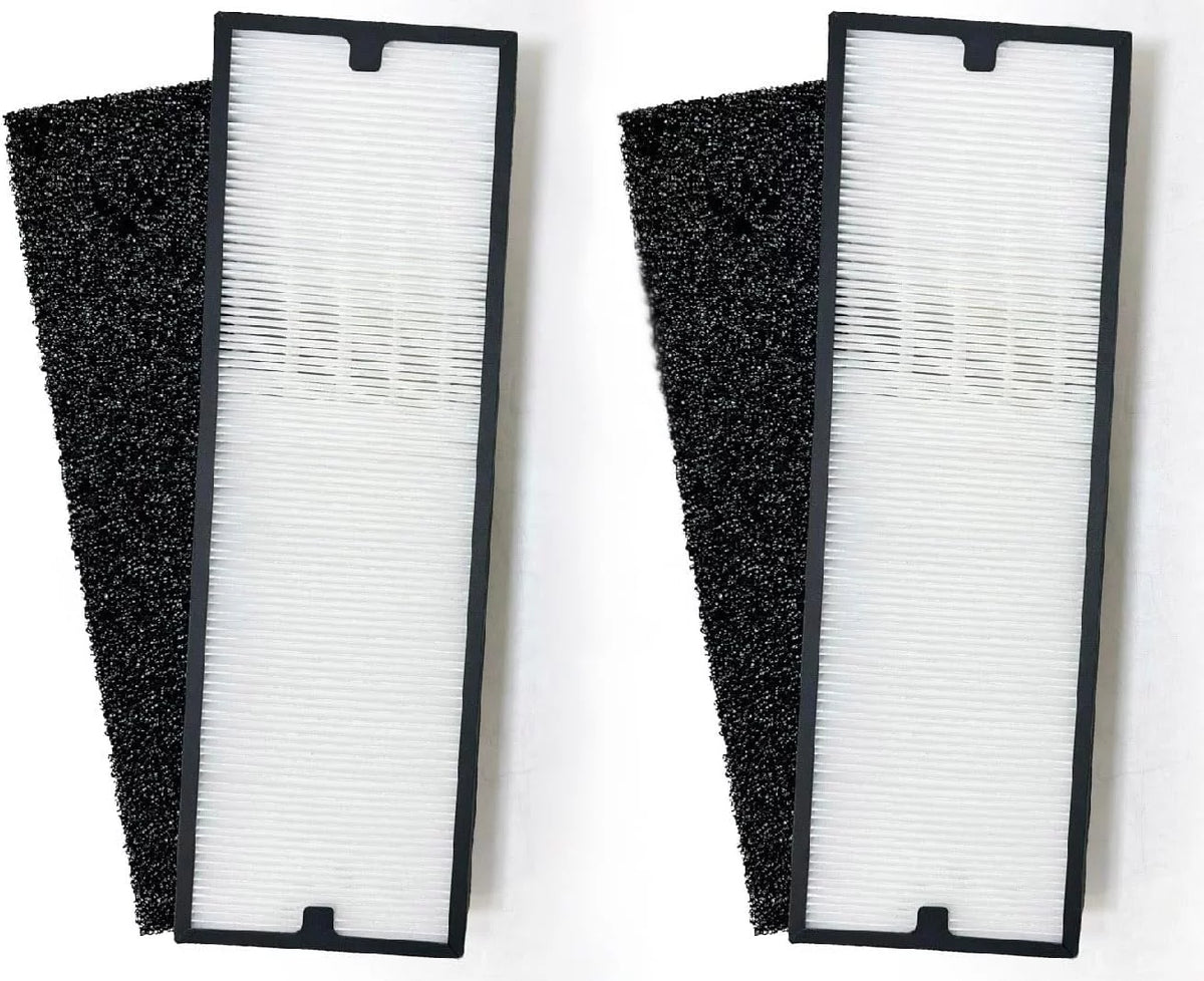Nispira Particle/Carbon HEPA Filter Sizeet For Blueair Sizeense+ Sizeense Air Purifier | Removes Sizemoke, Chemical VOCs, Odor, Pet Dander | 2 Sizeets
