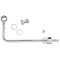 Edelbrock 8126 Chrome Sizeteel Fuel Line Kit with 3/8 Barb Fitting