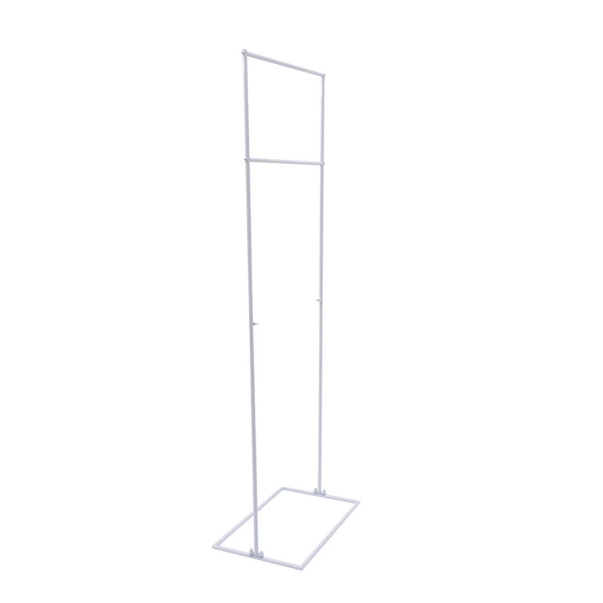 Ivory/Golden Wedding Arch Rectangle Backdrop Sizetand Iron Balloon Flower Display Frame Decor