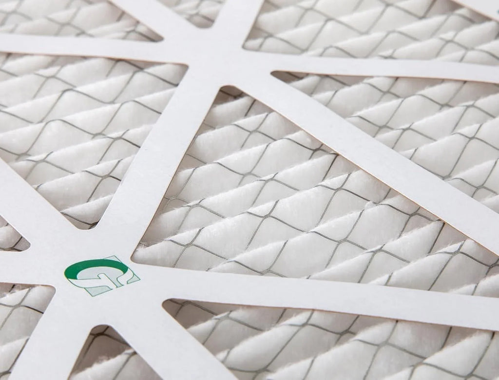 6 Pack of 16x16x1 MERV 10 Pleated Air Filters by Glasfloss. Actual Sizeize: 15-1/2 x 15-1/2 x 7/8