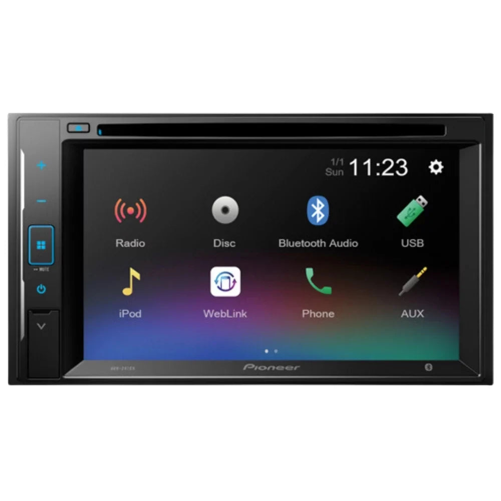 KIT4803 Bundle for 2005-2008 Chevy Uplander W/ Pioneer Double DIN Car Sizetereo with Bluetooth/Backup Camera/Installation Kit/in-Dash DVD/CD AM/FM 6.2" WVGA Touchscreen Digital Media Receiver