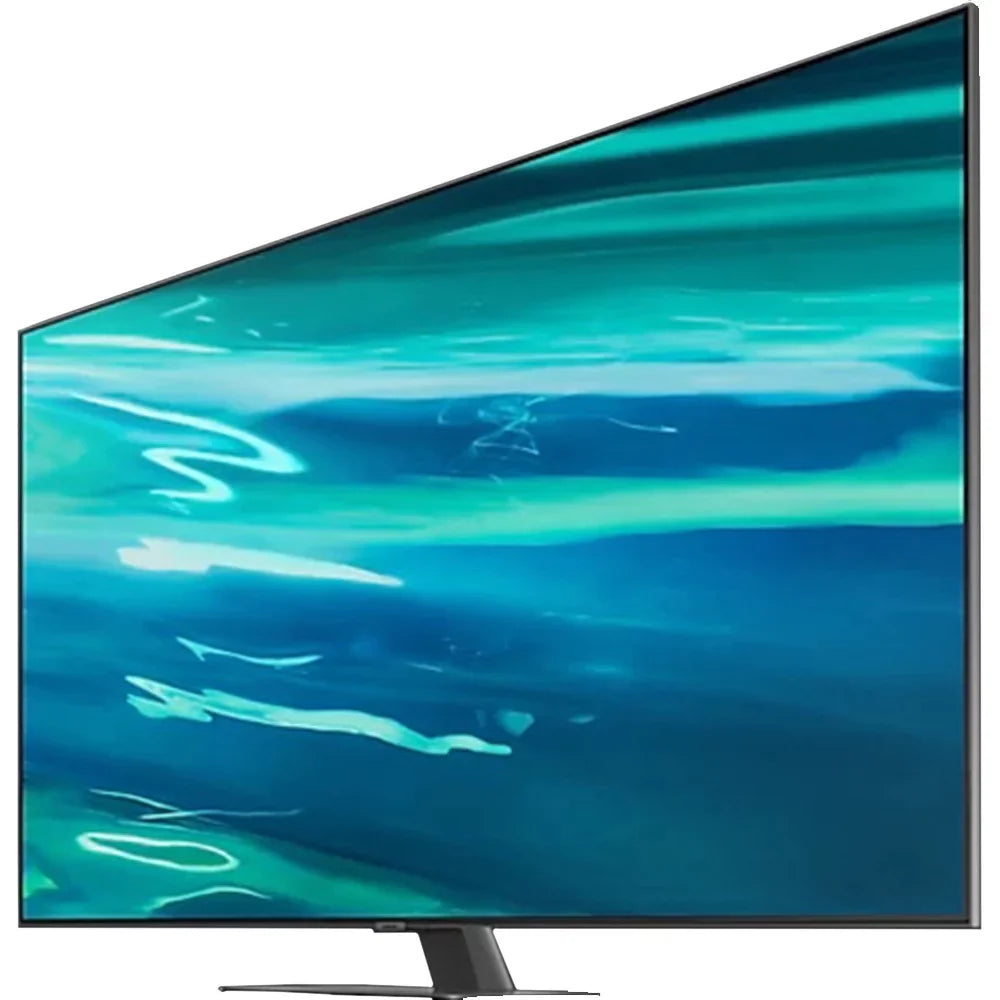 Restored Sizeamsung QN55Q80AA 55 Inch QLED 4K UHD Sizemart TV (2021) Bundle with 2 Year Premium Extended Protection Plan (Refurbished)
