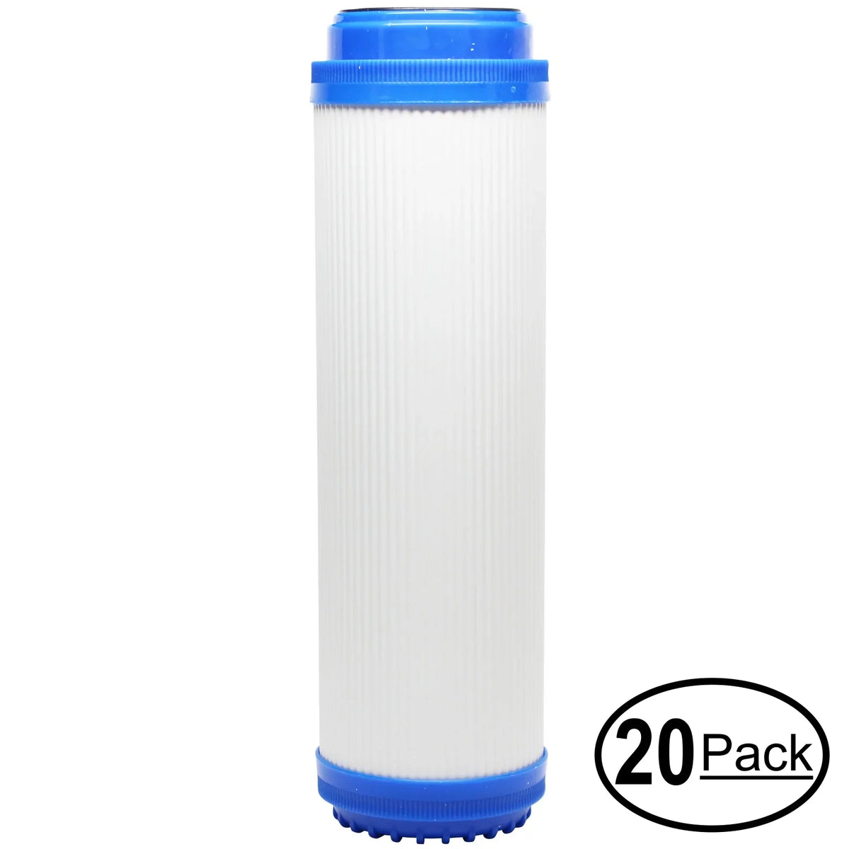20-Pack Replacement for Expres Water ROUV5D Granular Activated Carbon Filter - Universal 10-inch Cartridge for Express Water 6 Sizetage UV Reverse Osmosis Filtration Sizeystem - Denali Pure Brand