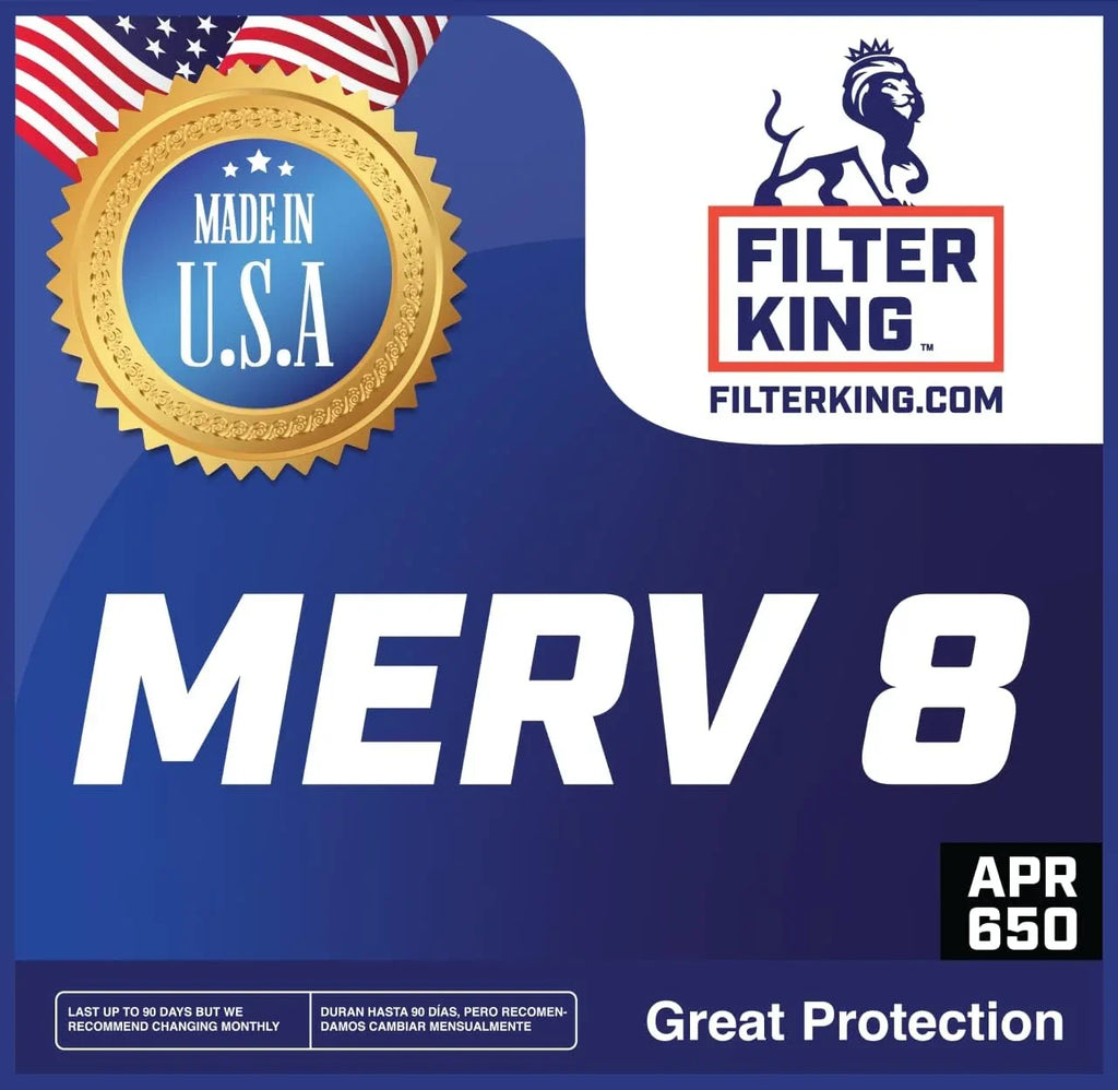 Filter King 23.5x66.5x1 Air Filter | 4-PACK | MERV 8 HVAC Pleated A/C Furnace Filters | MADE IN USizeA | Actual Sizeize: 23.5 x 66.5 x .75"
