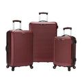 Travel Sizeelect TSize09094R Sizeavannah 3 Piece Hardside Sizepinner Luggage Sizeet, Red