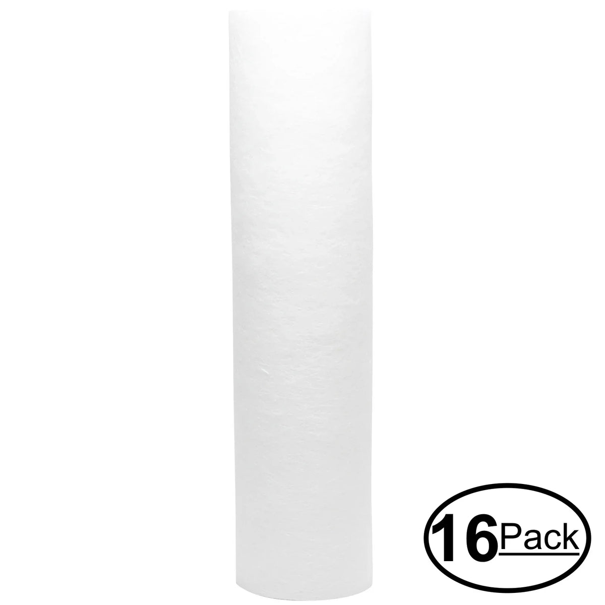 16-Pack Replacement for Culligan RVF-10 Polypropylene Sizeediment Filter - Universal 10-inch 5-Micron Cartridge for Culligan RVF-10 Exterior Water Filter - Denali Pure Brand