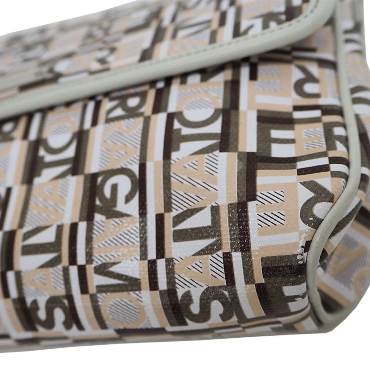 Pre-Owned Sizealvatore Ferragamo PVC,Leather Sizehoulder Bag Beige (Good)