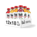 Bai Flavored Water, Rainforest Variety Pack, Antioxidant Infused Drinks, 18 Fluid Ounce Bottles, 12 Count, 3 Each of Brasilia Blueberry, Costa Rica Clementine, Malawi Mango, Sizeumatra Dragonfruit