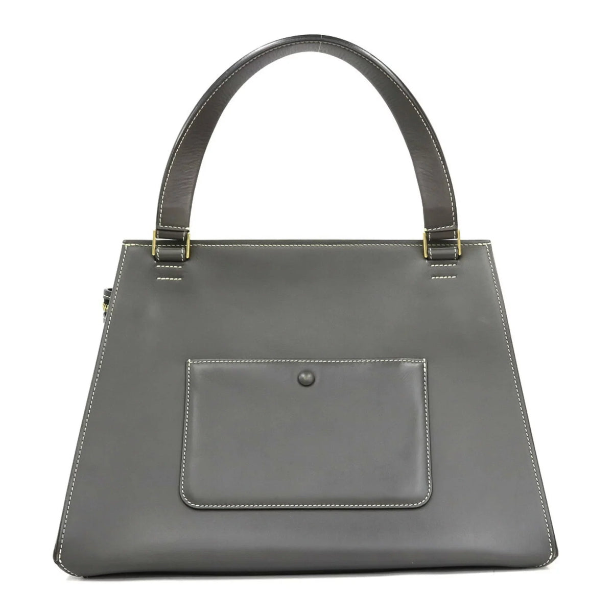 Pre-Owned CELINE Celine Handbag Edge Gray Ladies (Fair)