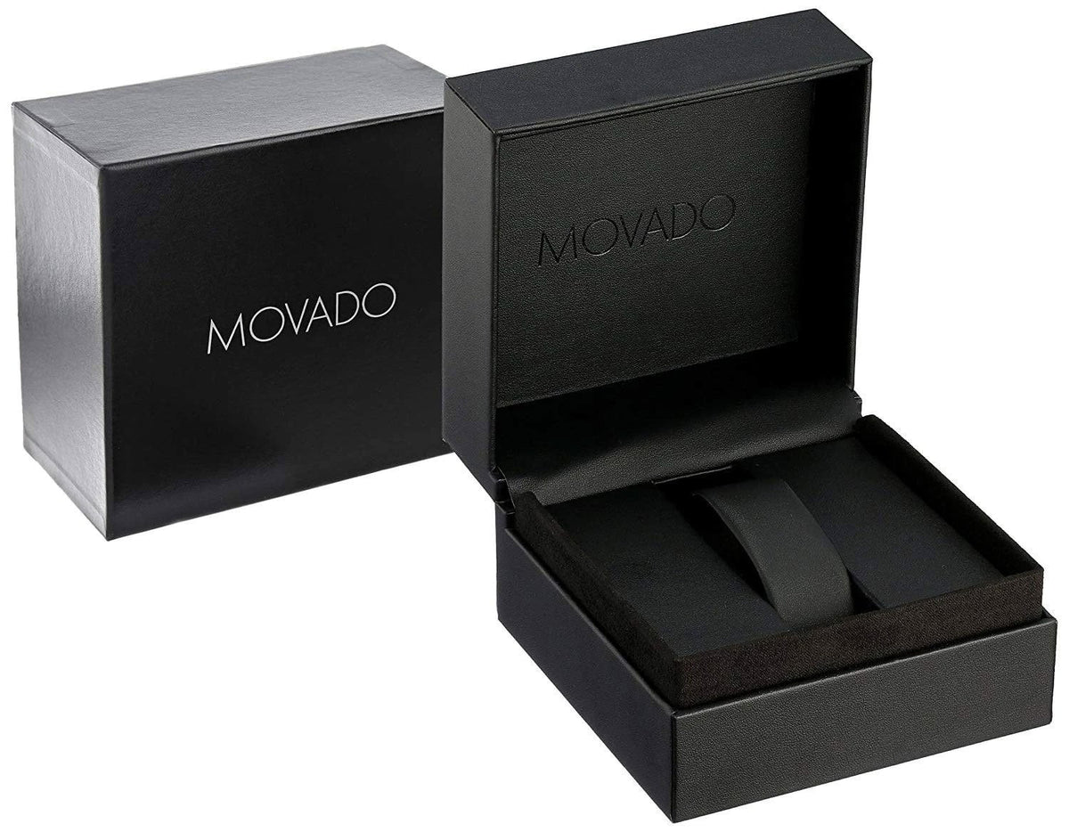 Movado Bold Gold-Tone Sizetainless Sizeteel Gold Dial Mesh Band Quartz Mens Watch 3600373