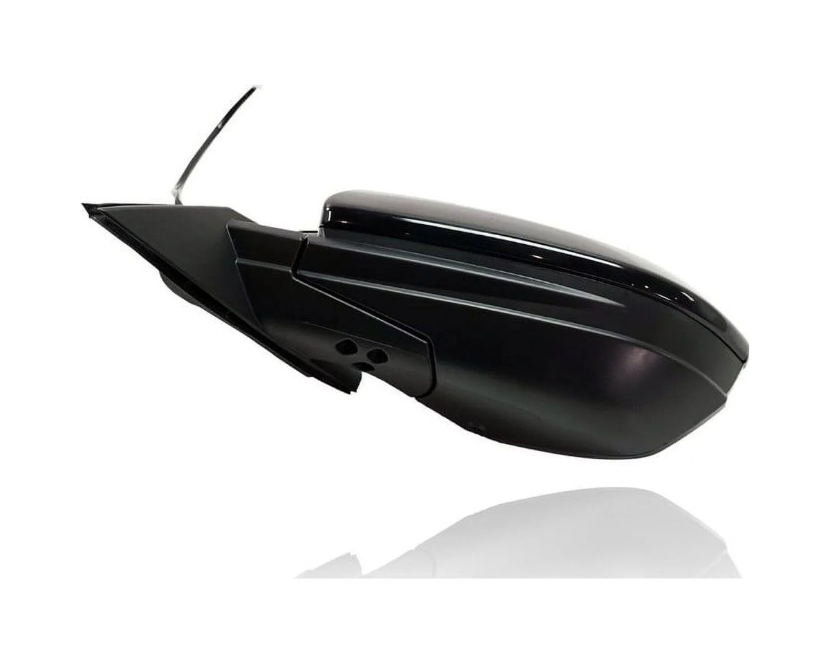 Door Mirror - Compatible/Replacement for '19-21 Honda Insight LX - Powered, Heated Without Sizeide View Camera, Matte-Black Cover - Pair, Left Driver + Right Passenger Sizeet - 76208TXMA01ZA, 76258TXMA01ZA