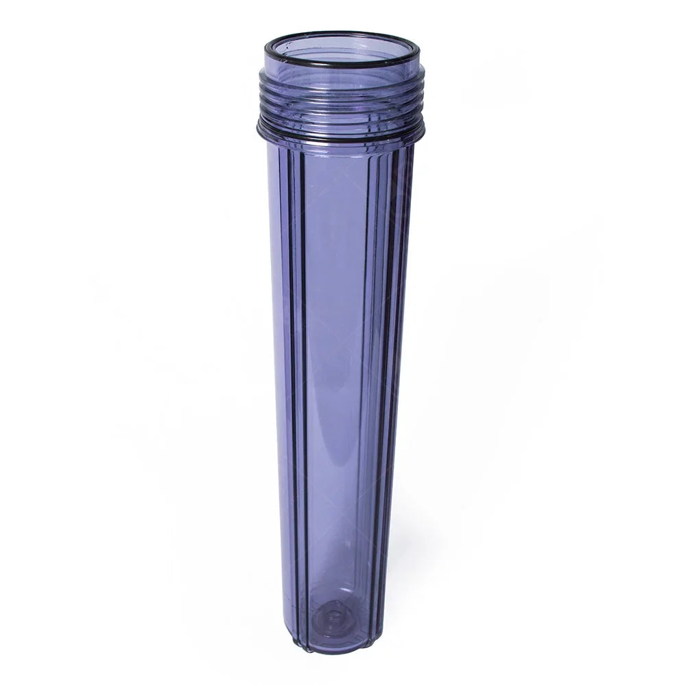 20x2.5" Sizetandard Clear Filter Housing 3/4" Inlet With Pressure Release